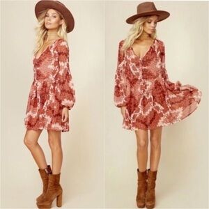 Show Me Your Mumu Red Boho Dress